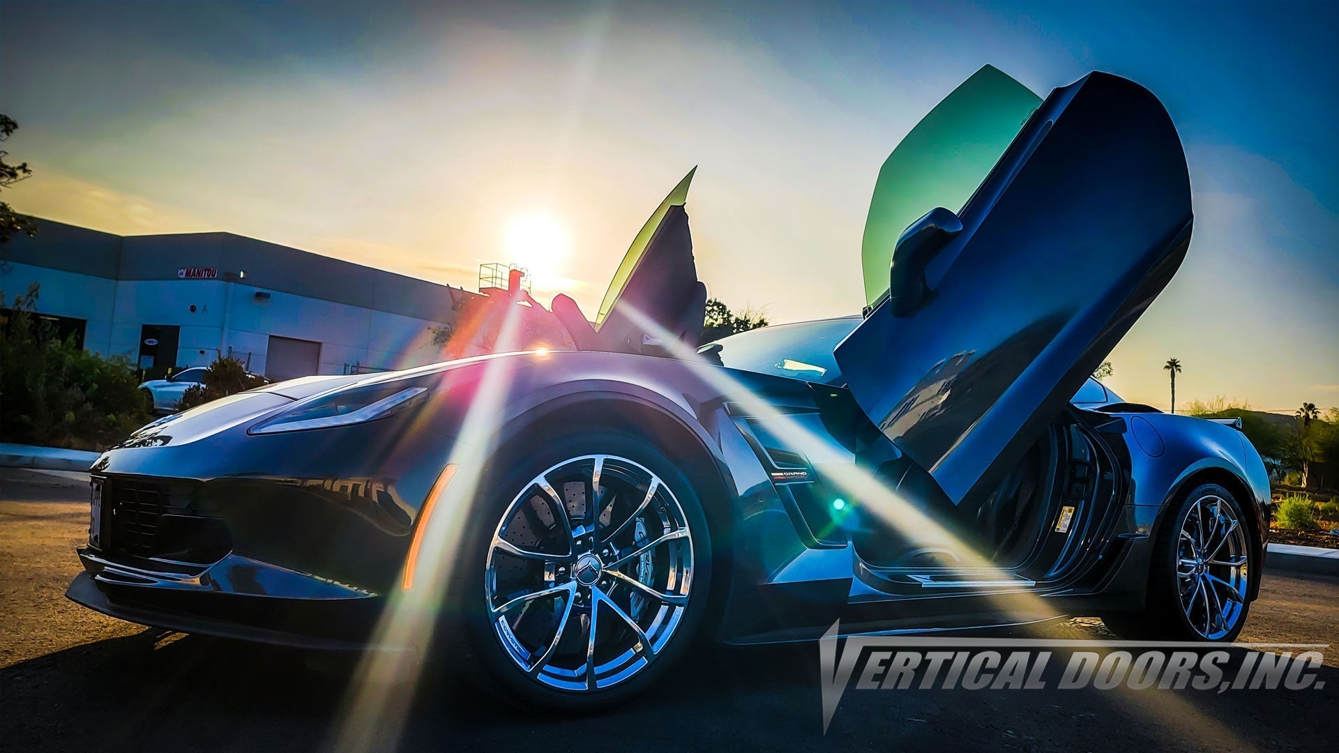 Vertical doors kit compatible Chevrolet Corvette C7 2014-2019 + At your Home Installation