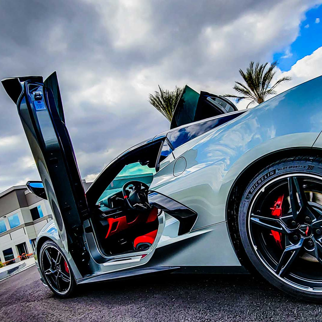 Vertical doors kit compatible Chevrolet Corvette C8 2020-2024 + At your Home Installation