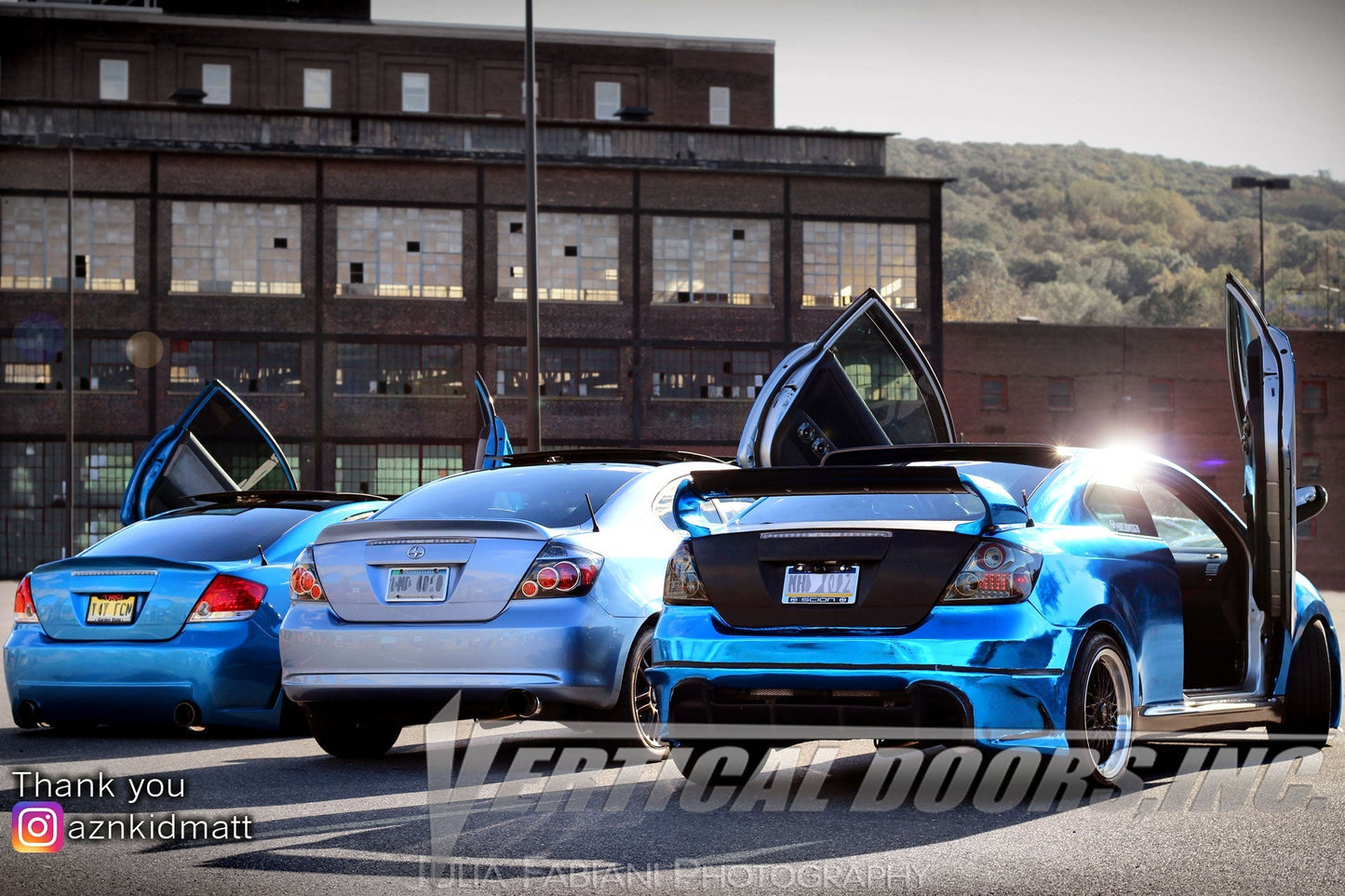 Vertical doors kit compatible Scion TC 2005-2010