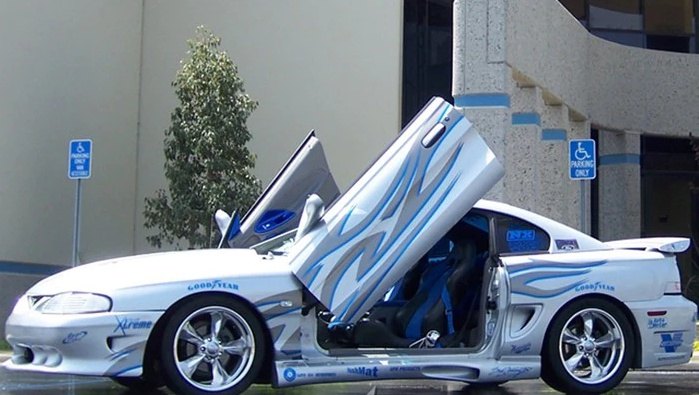 Ford Mustang Lambo Doors By Vertical Doors, Inc