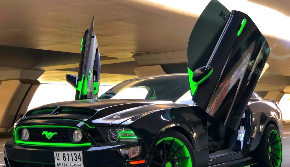 Ford Mustang Lambo Doors By Vertical Doors, Inc