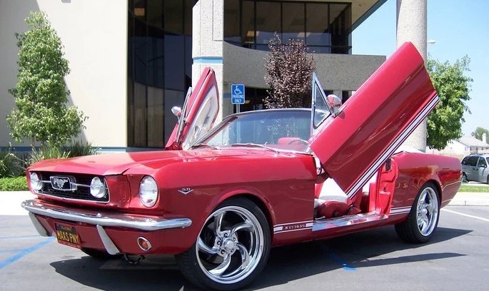 Ford Mustang Lambo Doors By Vertical Doors, Inc