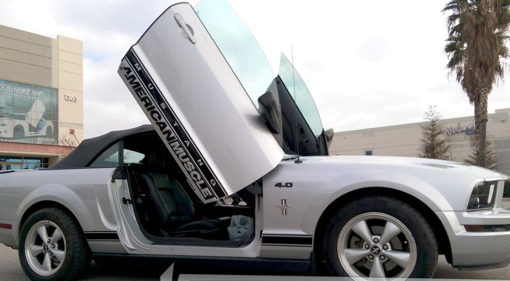 Ford Mustang Lambo Doors By Vertical Doors, Inc