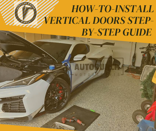 How to Install Vertical Lambo Doors on a C8 Corvette (Step-by-Step Guide)