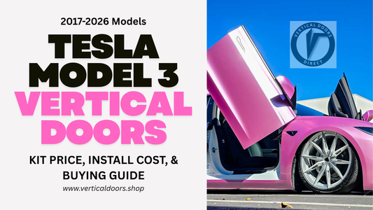 Tesla Model 3 Vertical Doors Kit  – Price, Install Cost & Complete Buying Guide