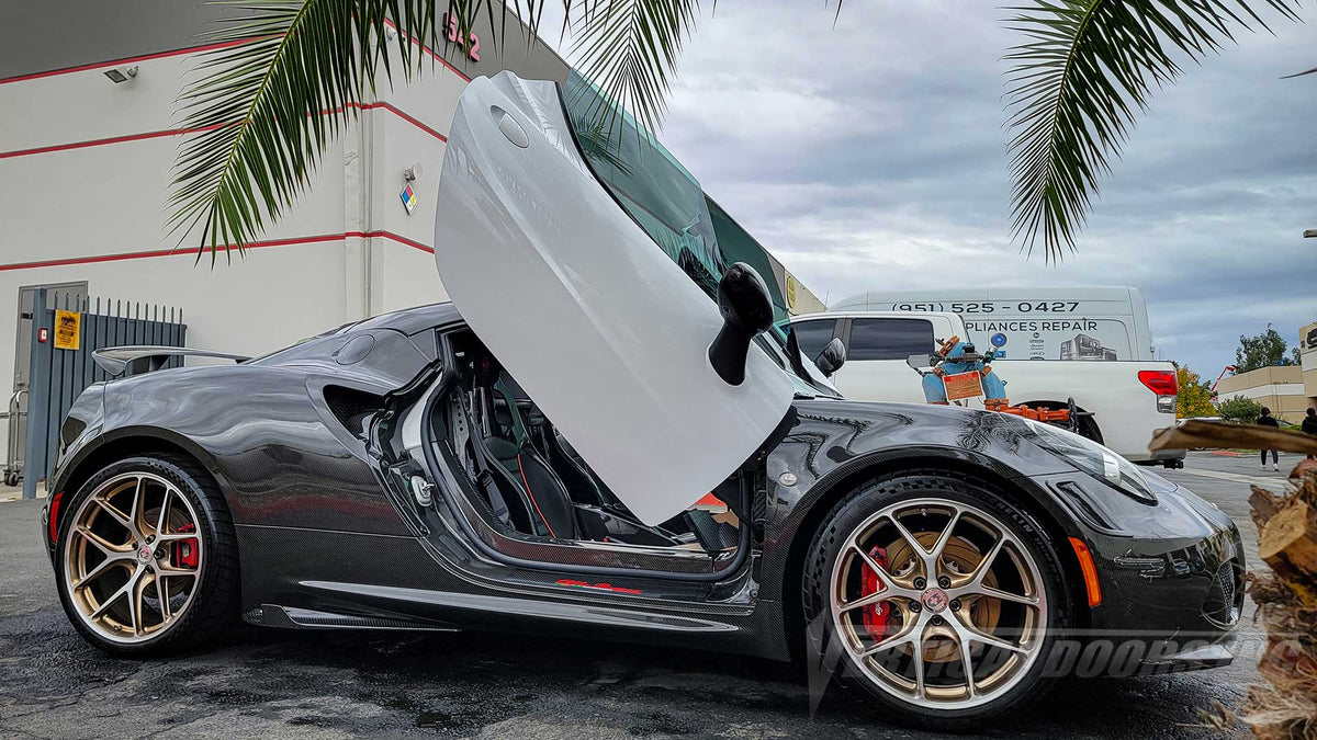 Vertical Doors Inc conversion kit for 2013–2020 Alfa Romeo 4C - image 1
