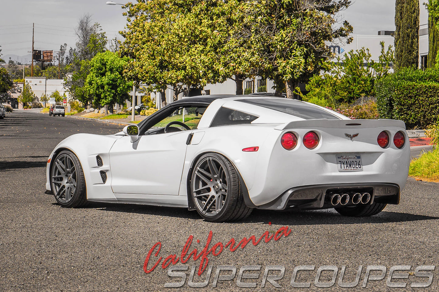 C6 Corvette Coupe Rear Quarters ZLR Super Wide ZR1 Style