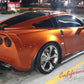 Chevrolet Corvette C6 Side Skirts Super Wide Style for Z06, ZR1, Grand Sport
