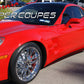 Chevrolet Corvette C6 Side Skirts Super Wide Style for Z06, ZR1, Grand Sport
