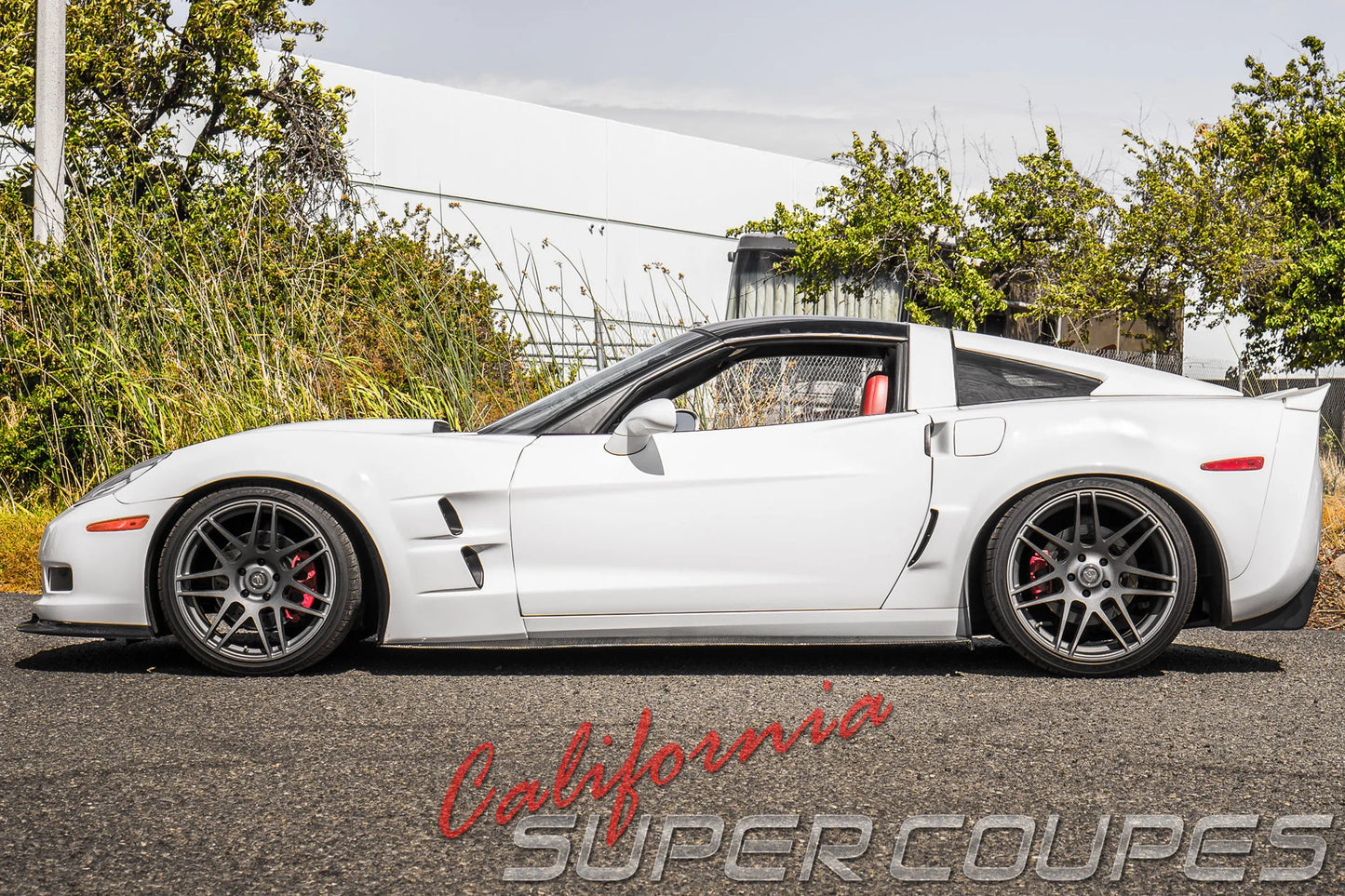 C6 Corvette Coupe Rear Quarters ZLR Super Wide ZR1 Style