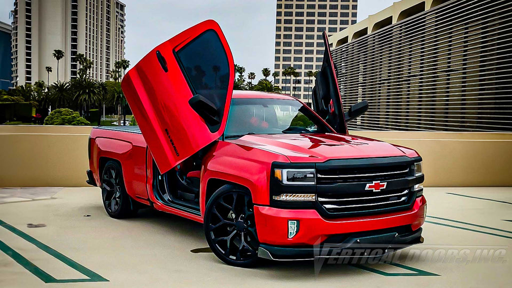 Vertical Doors Inc conversion kit for 2014–2018 Chevrolet Silverado - image 1