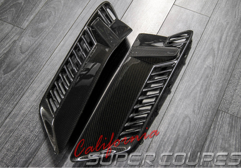 C7 Z06 Carbon Fiber Front Fender Vents for Chevrolet Corvette C7 2014-2019