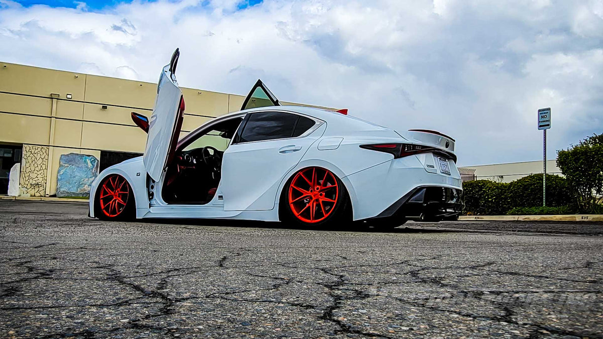 Vertical Doors Inc conversion kit for 2014–2026 Lexus IS350 - image 3