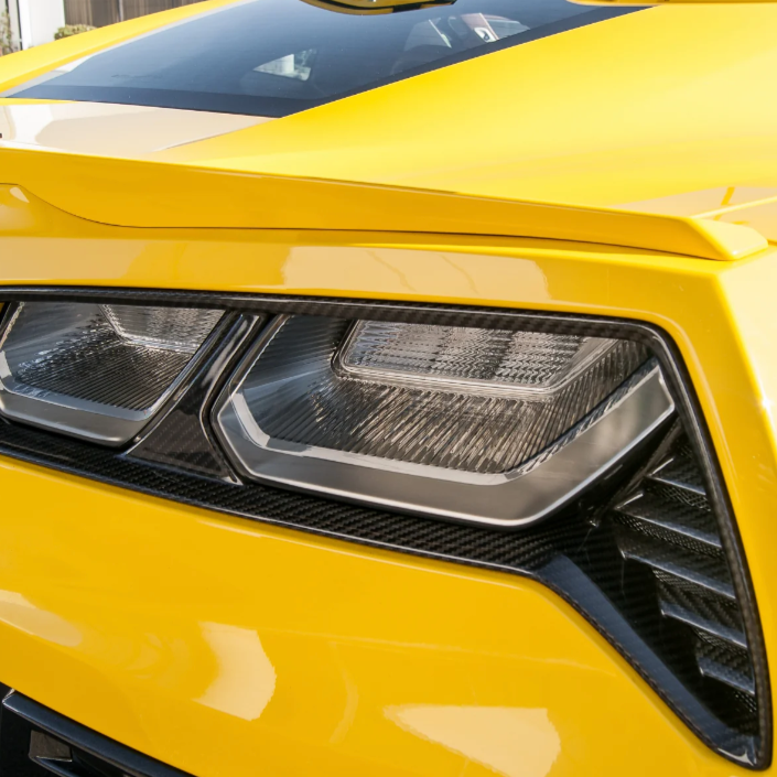C7 Carbon Fiber Rear Taillight Bezels for Chevrolet Corvette C7 2014-2019