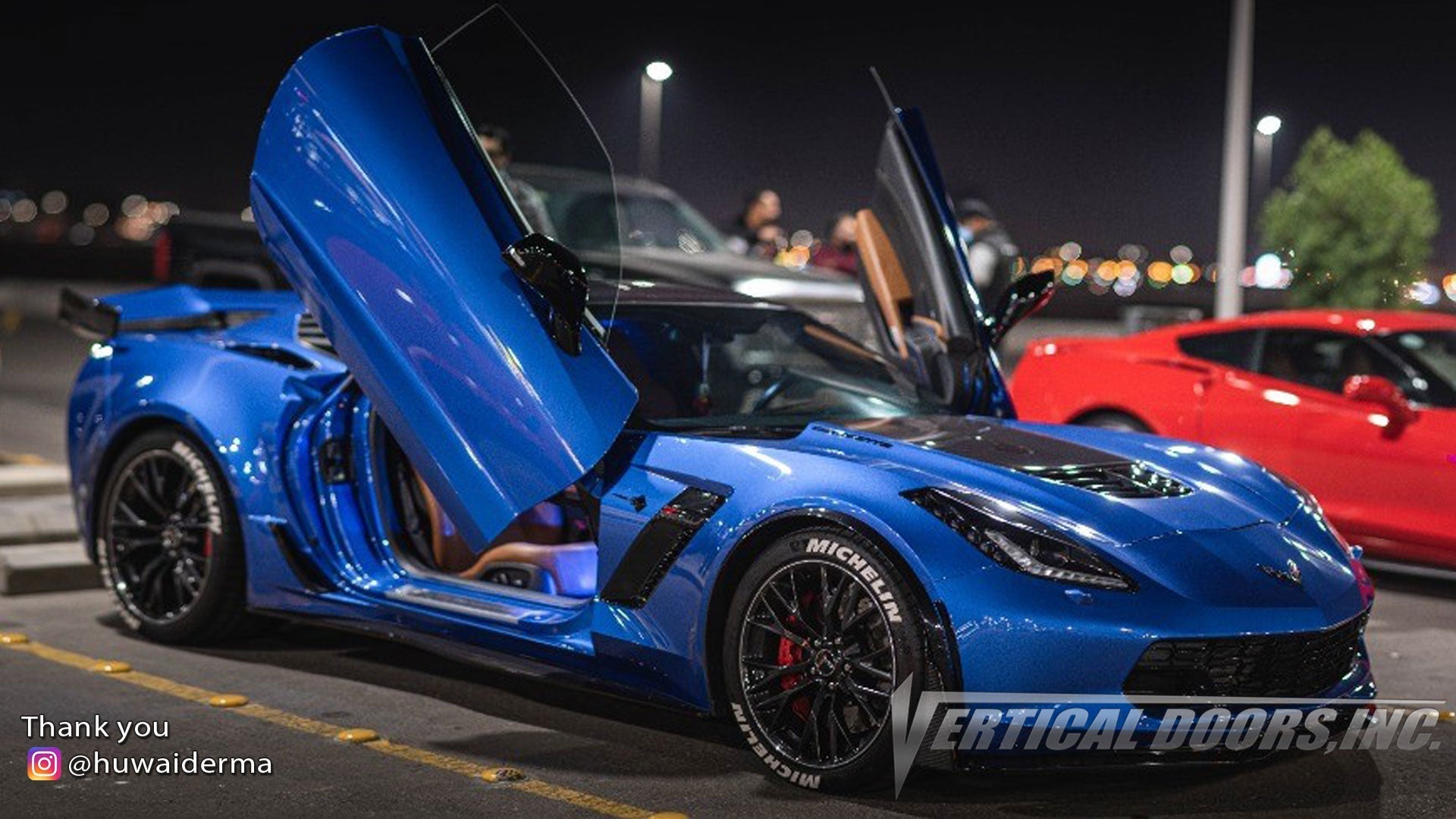 Vertical doors kit compatible Chevrolet Corvette C7 2014-2019