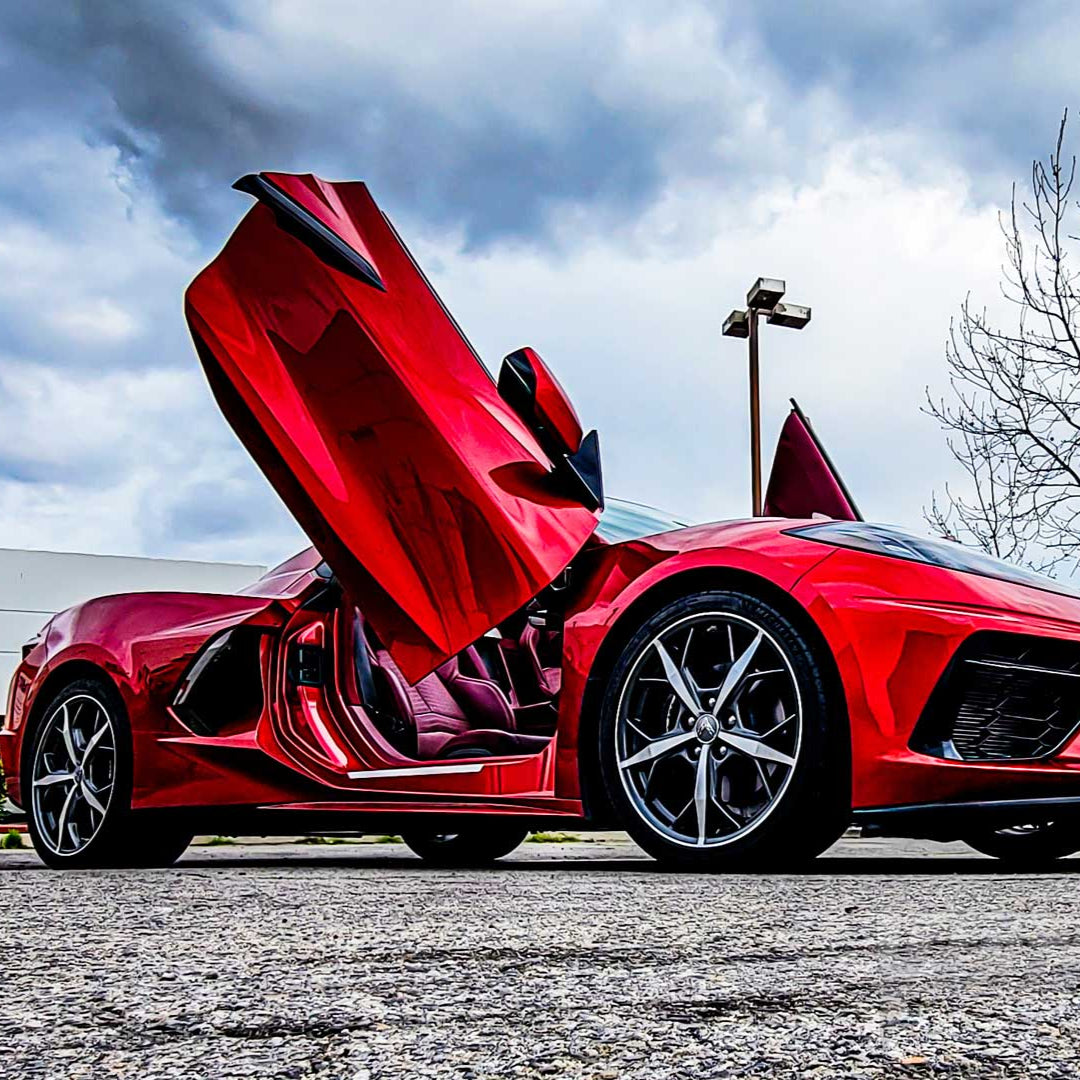 Vertical doors kit compatible Chevrolet Corvette C8 2020-2024 + At your Home Installation