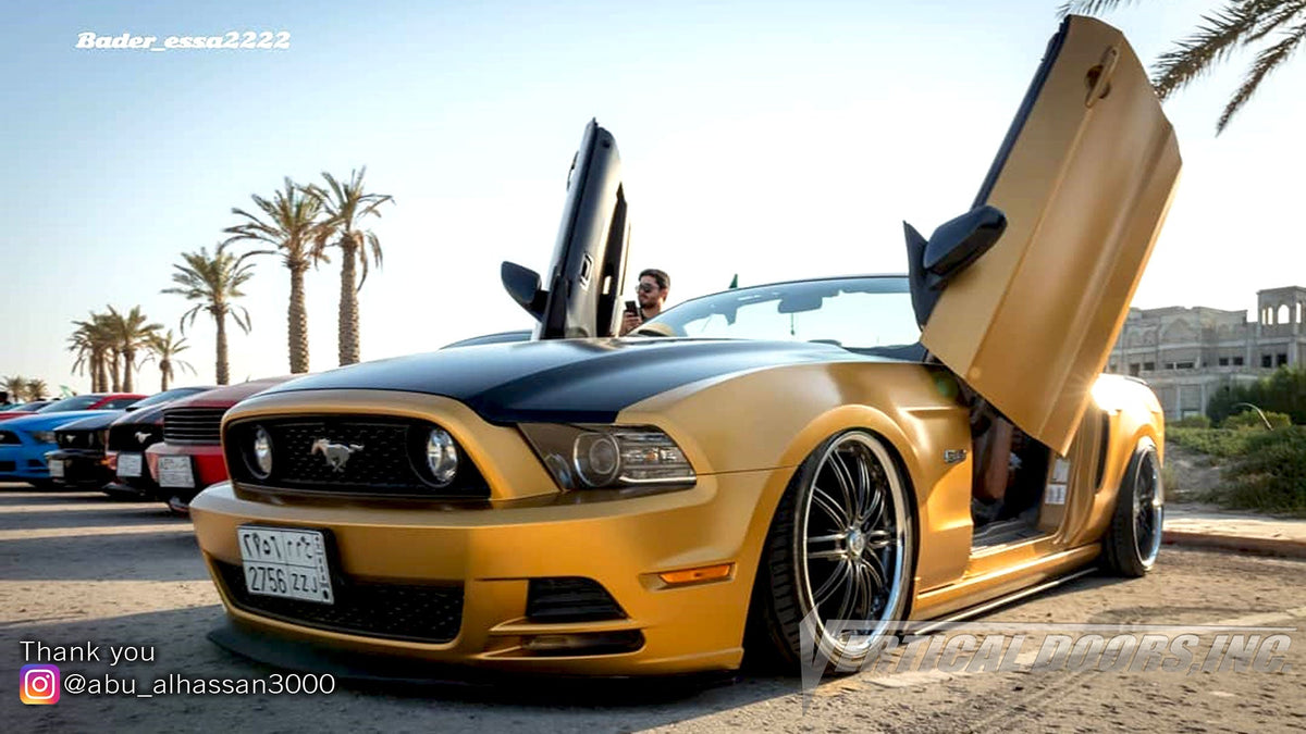 Vertical Doors Inc conversion kit for 2011–2014 Ford Mustang - image 1