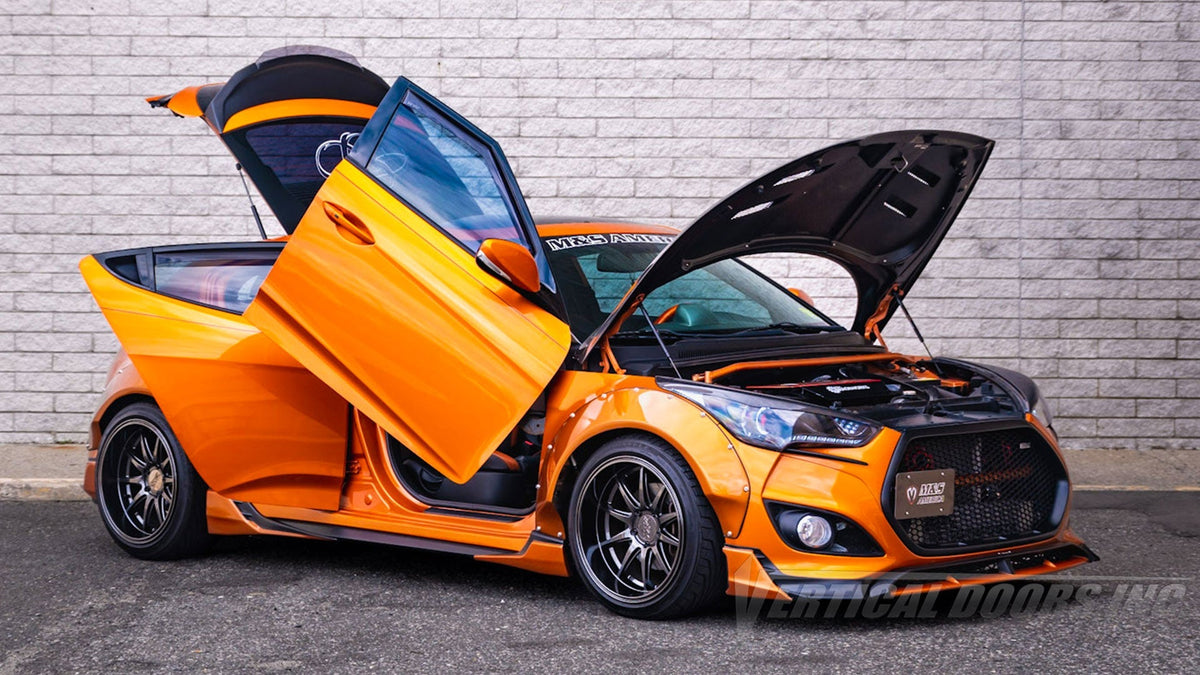 Vertical Doors Inc conversion kit for 2011–2018 Hyundai Veloster - image 1