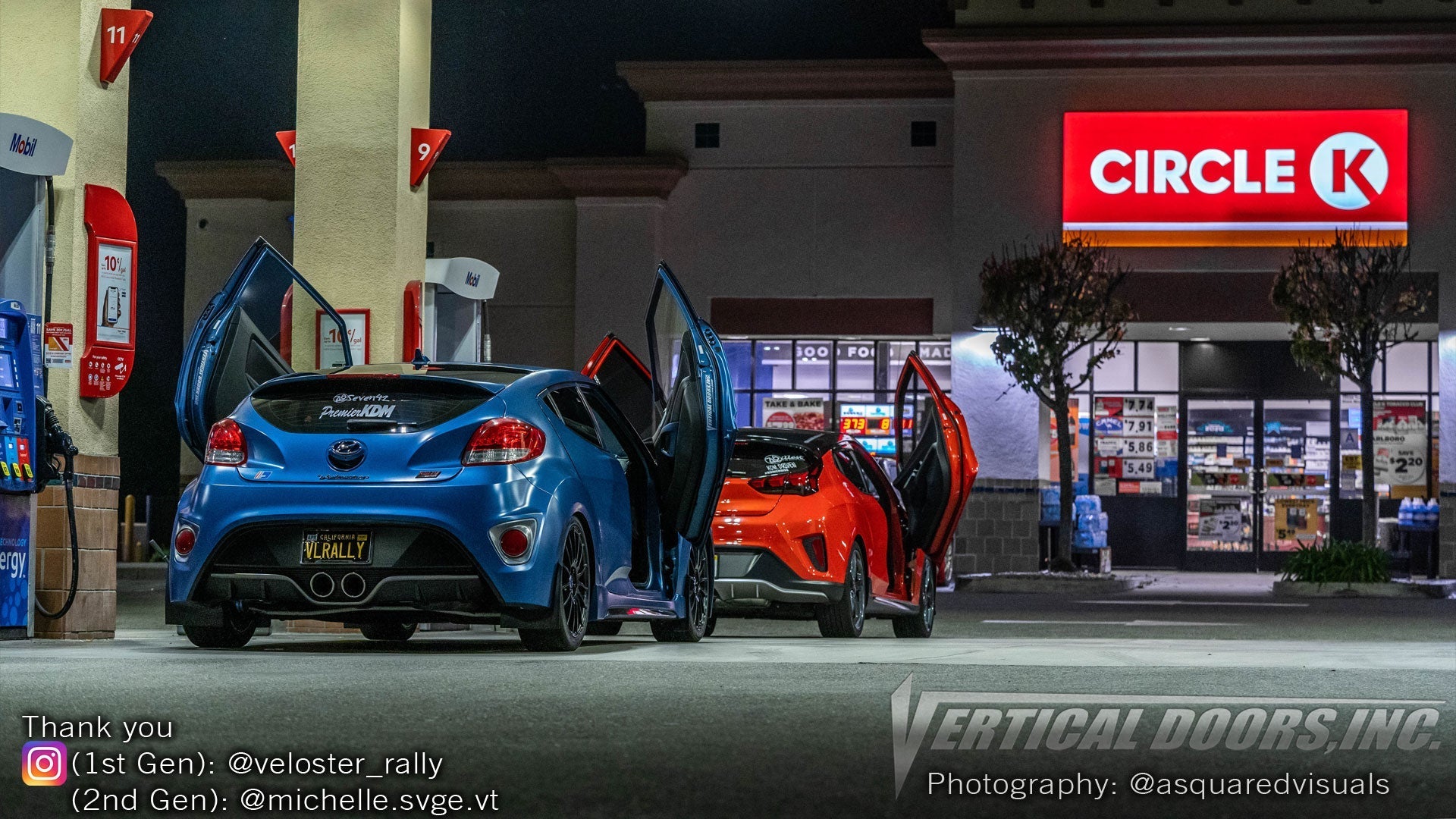 Vertical doors kit compatible Hyundai Veloster 2019-2023