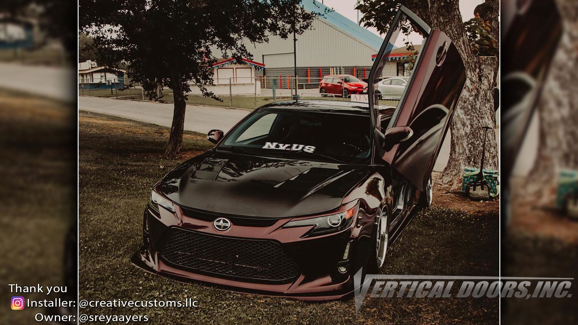 Vertical doors kit compatible Scion TC 2011-2016