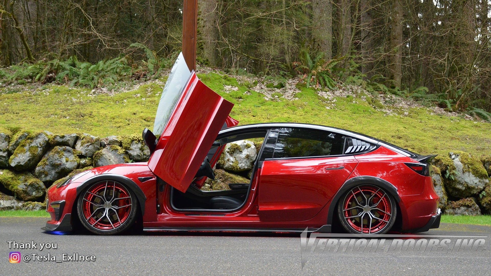 Vertical doors kit compatible Tesla Model 3 2017-2023