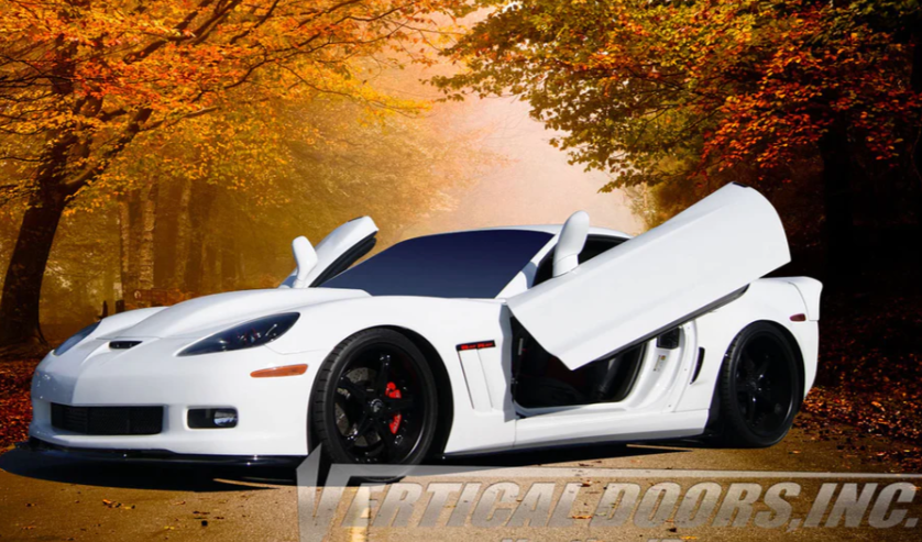 Corvette C6 ZLR Butterfly Doors Kit 2005-2013 | Premium Vertical Doors | American Supercar Upgrade