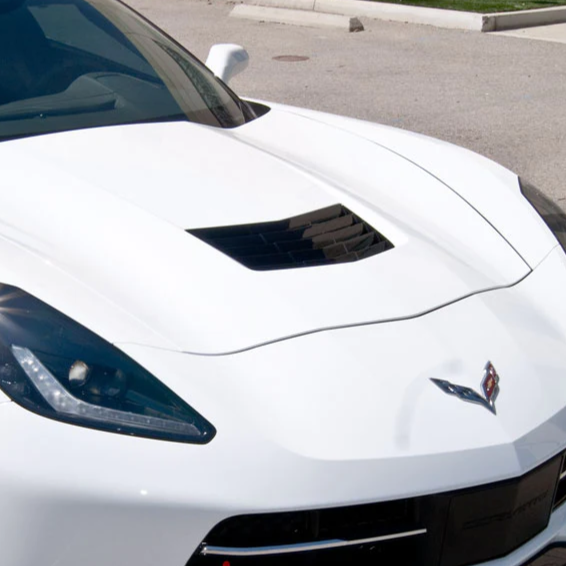 Corvette C7 Carbon Fiber Hood Vent (2014-2019) | OEM-Style