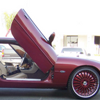 Jaguar XK8/XKR Lambo Door Conversion Kit by Vertical Doors Inc. | 1997-2006