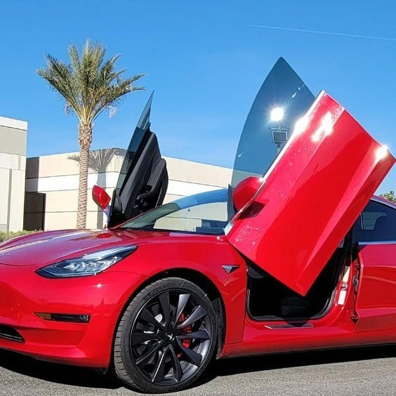 Tesla Model 3 Door Hinges By Vertical Doors, Inc - Vertical Doors, Inc. By Autobunch®